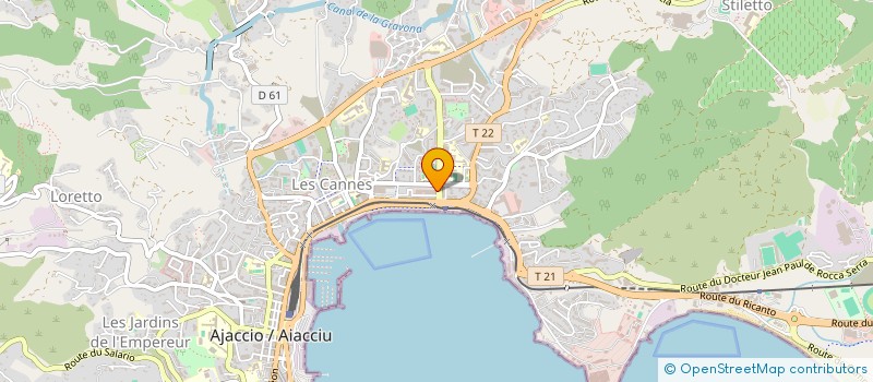 localisation de l'entreprise VINU CORSU à AJACCIO
