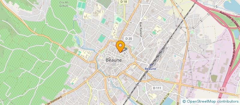 localisation de l'entreprise VINUM à BEAUNE