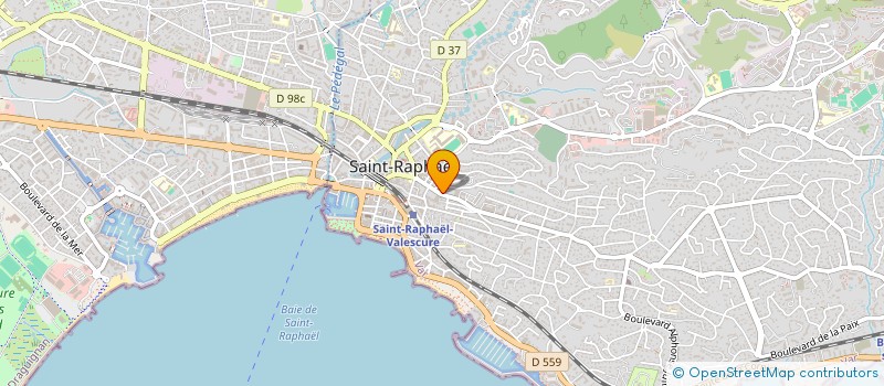 localisation de l'entreprise VINUM à SAINT-RAPHAEL