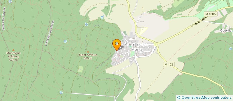 localisation de l'entreprise VINUM ASSOCIATES  CORCELLES-LES-MONTS