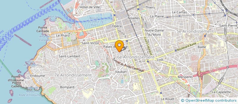 localisation de l'entreprise VINUSTRALE à MARSEILLE