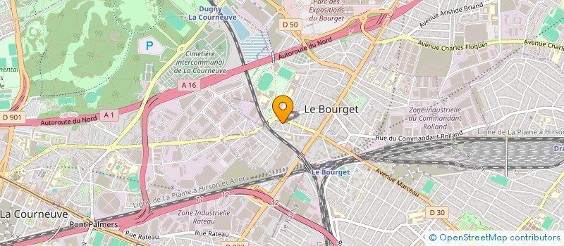 localisation de l'entreprise VINUTU  LE BOURGET