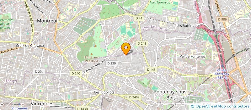 localisation de l'entreprise VINUVA S A R L à FONTENAY-SOUS-BOIS