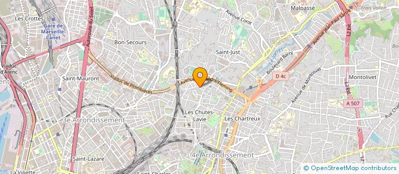 localisation de l'entreprise VINV à MARSEILLE 4EME