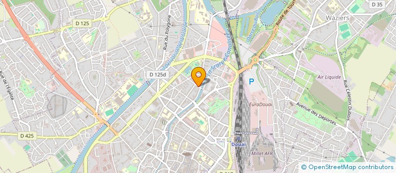 localisation de l'entreprise VINVEST 5987 à DOUAI