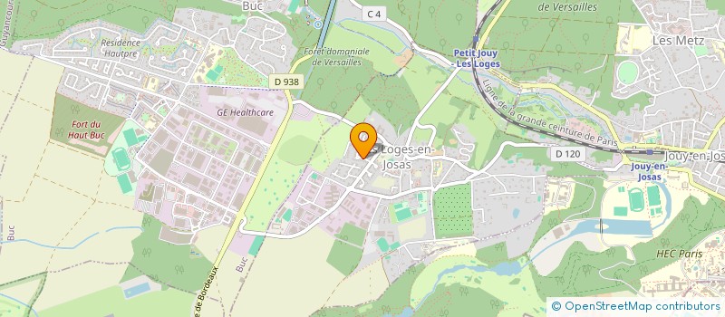 localisation de l'entreprise VINVEST  LES LOGES-EN-JOSAS