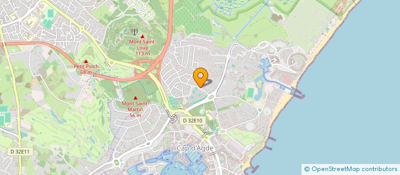 localisation de l'entreprise VINVEST  AGDE