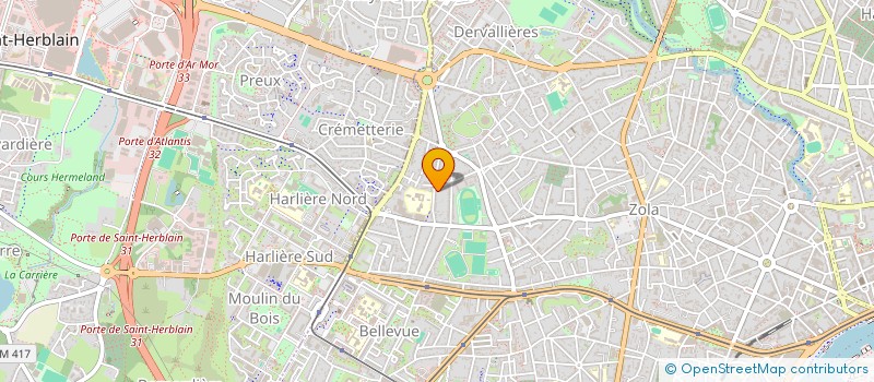 localisation de l'entreprise VINX à NANTES