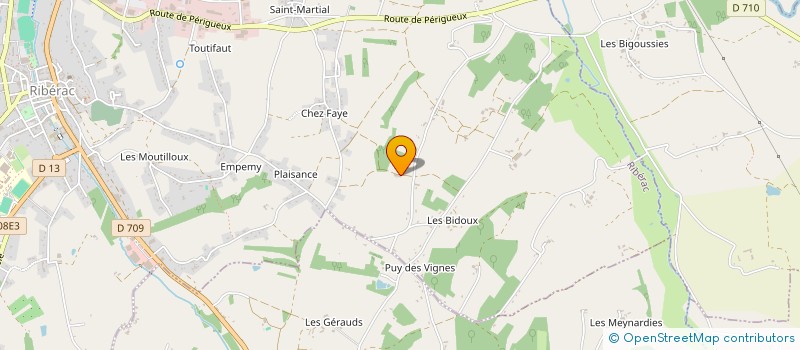 localisation de l'entreprise VINXANDRA  RIBERAC