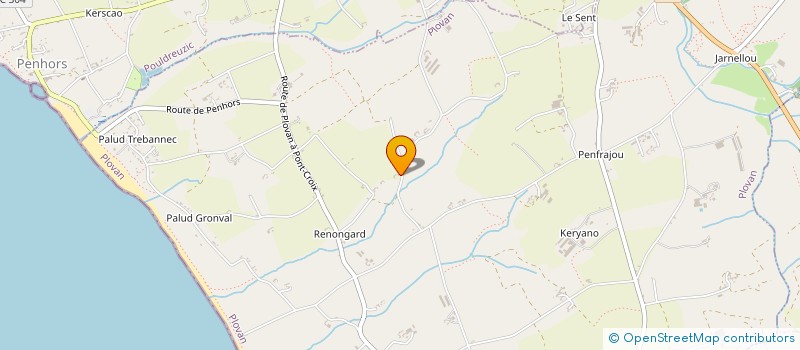 localisation de l'entreprise VINY  PLOVAN