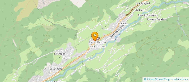 localisation de l'entreprise VINYCE à LES VILLARDS-SUR-THONES