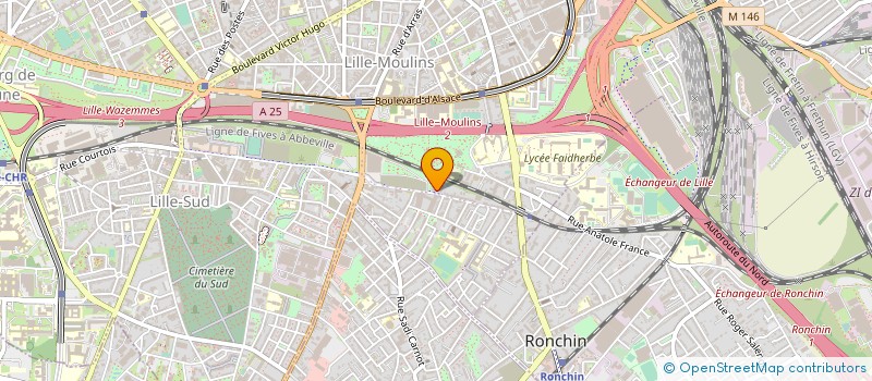 localisation de l'entreprise VINZ TOITURE à LILLE