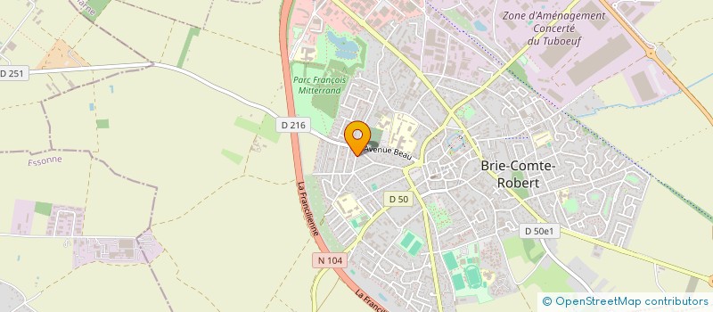 localisation de l'entreprise VIOFERM à BRIE-COMTE-ROBERT