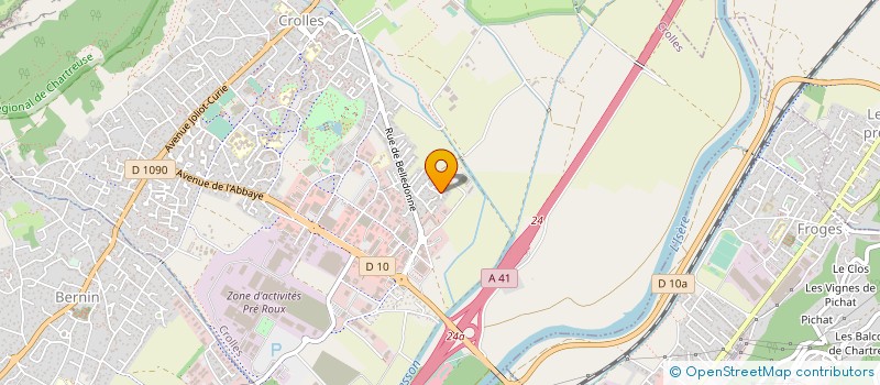 localisation de l'entreprise VIOLA CONSEILS  CROLLES