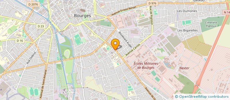 localisation de l'entreprise VIOLAINE  BOURGES