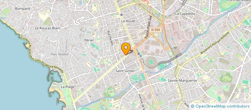 localisation de l'entreprise VIOLAINE  MARSEILLE