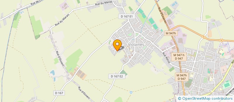 localisation de l'entreprise VIOLAINES GUITARE SONG à VIOLAINES