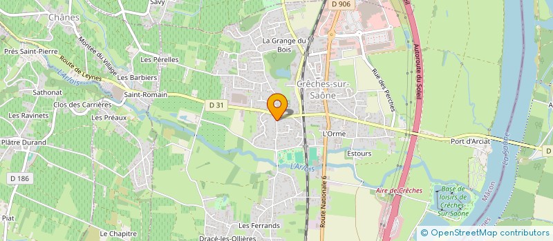 localisation de l'entreprise VIOLAUBRU  CRECHES-SUR-SAONE