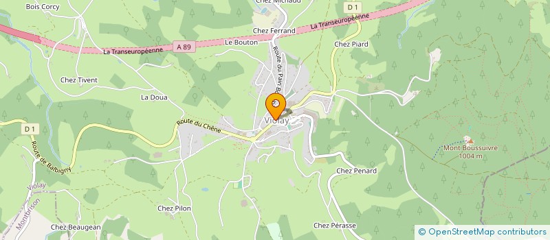 localisation de l'entreprise VIOLAY BIKEPARK  VIOLAY