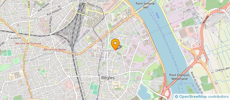 localisation de l'entreprise VIOLET 96 à BEGLES