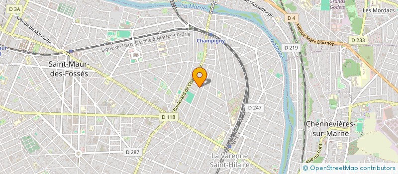 localisation de l'entreprise VIOLET LE DUC à SAINT-MAUR-DES-FOSSES