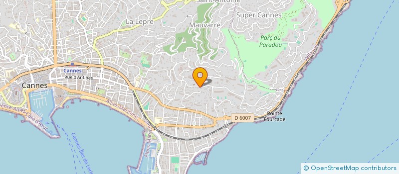 localisation de l'entreprise VIOLETTA à CANNES