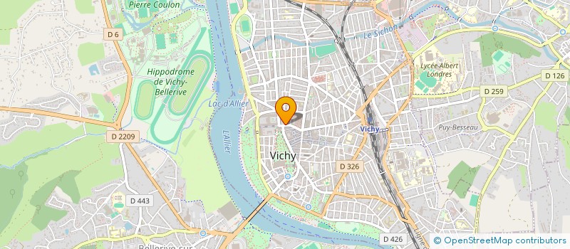 localisation de l'entreprise VIOLETTE à VICHY