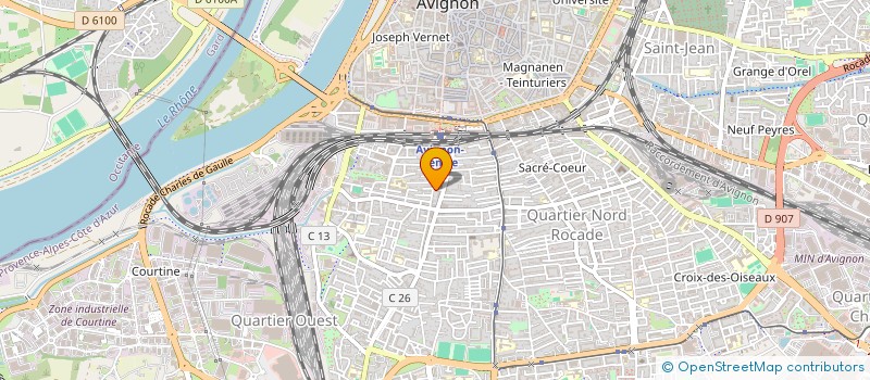 localisation de l'entreprise VIOLETTE  AVIGNON