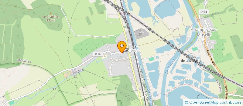 localisation de l'entreprise VIOLETTE  VANDIERES