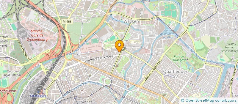 localisation de l'entreprise VIOLETTE  STRASBOURG