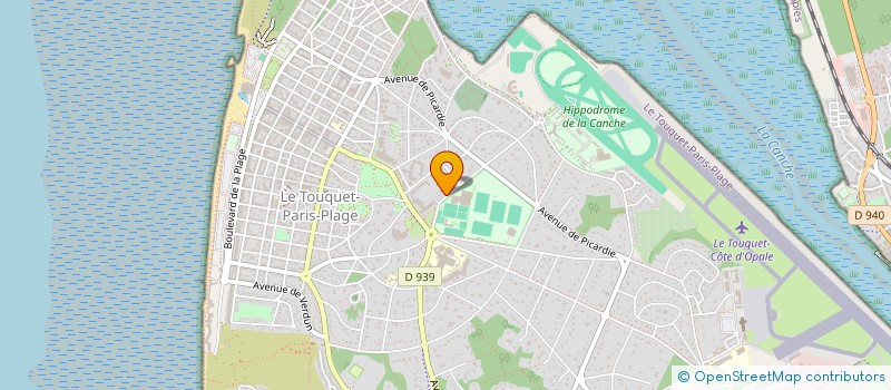 localisation de l'entreprise VIOLETTE à LE TOUQUET-PARIS-PLAGE