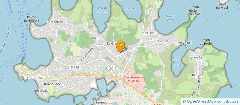 localisation de l'entreprise VIOLETTE  ARZON