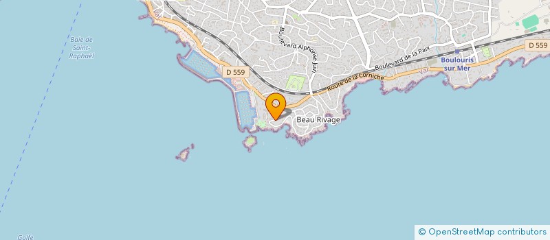 localisation de l'entreprise VIOLETTE  SAINT-RAPHAEL