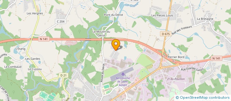 localisation de l'entreprise VIOLETTE DU GRAND BOISSE à SAINT-JUNIEN