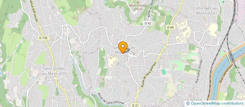 localisation de l'entreprise VIOLETTE'IMMO  SAINT-CYR-AU-MONT-D'OR