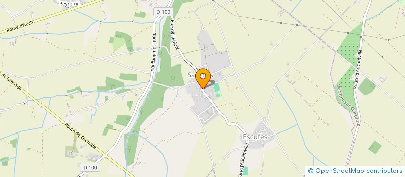 localisation de l'entreprise VIOLETTE SPORTIVE AUCAMVILLOISE à AUCAMVILLE