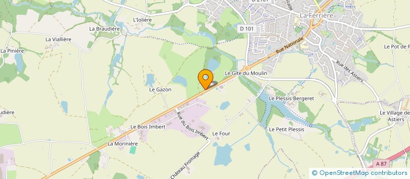 localisation de l'entreprise VIOLETTE02  LA FERRIERE