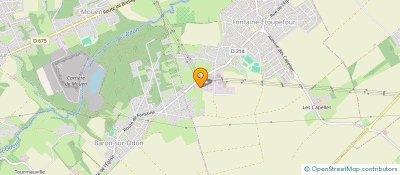 localisation de l'entreprise VIOLETTES  FONTAINE-ETOUPEFOUR