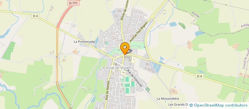 localisation de l'entreprise VIOLONCELLES EN MAYENNE à COSSE-LE-VIVIEN