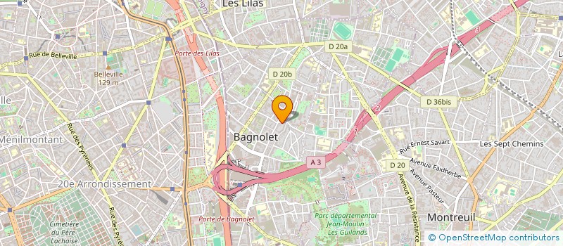 localisation de l'entreprise VIOLUCRE  BAGNOLET
