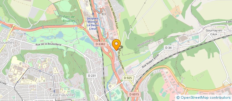 localisation de l'entreprise VION ELECTRICITE à HARFLEUR