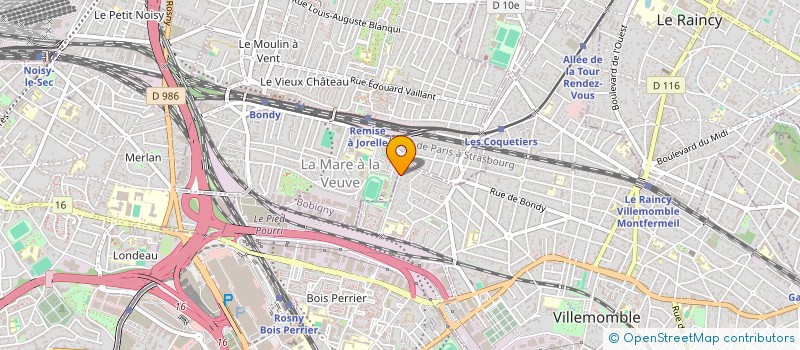 localisation de l'entreprise VIOR BAT à VILLEMOMBLE