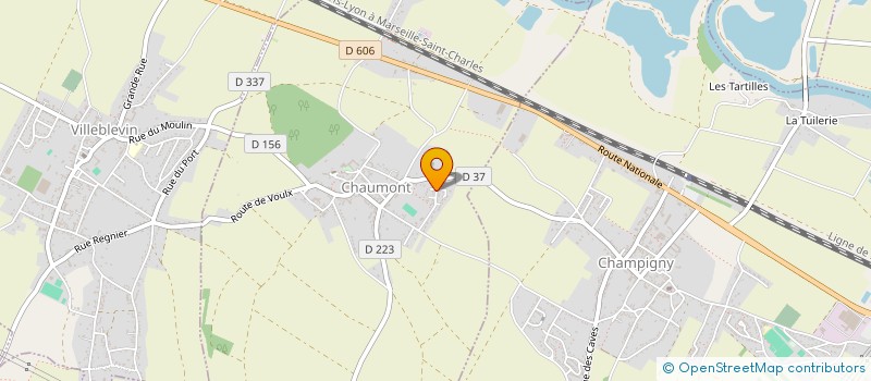 localisation de l'entreprise VIOSORA  CHAUMONT