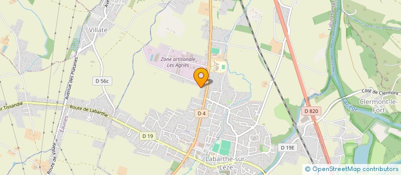 localisation de l'entreprise VIOTINE  LABARTHE-SUR-LEZE