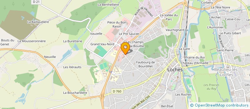 localisation de l'entreprise VIOU MOTOCULTURE BY LOCEREPAR  LOCHES