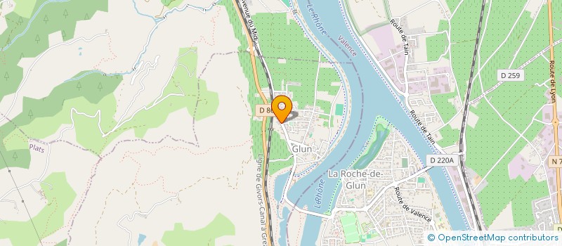 localisation de l'entreprise VIOUGEAS  GLUN