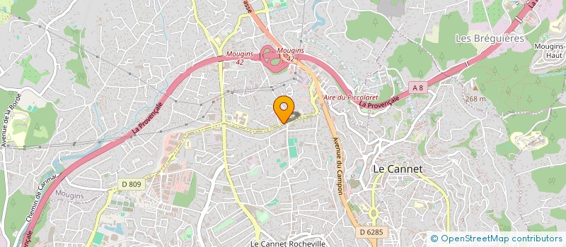 localisation de l'entreprise VIP  MOUGINS