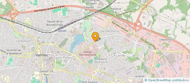 localisation de l'entreprise VIP à VANNES