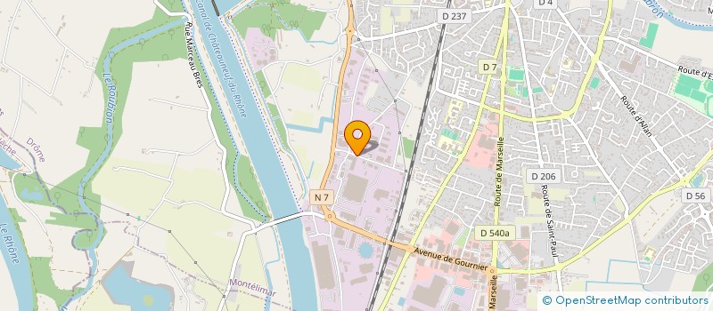 localisation de l'entreprise VIP AMENAGEMENT à MONTELIMAR