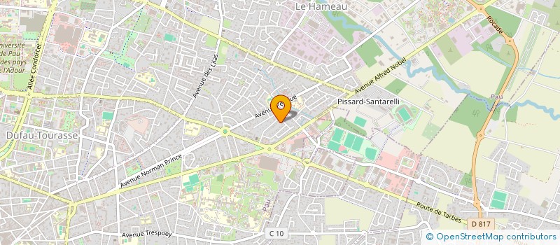 localisation de l'entreprise VIP BISIAUX à PAU